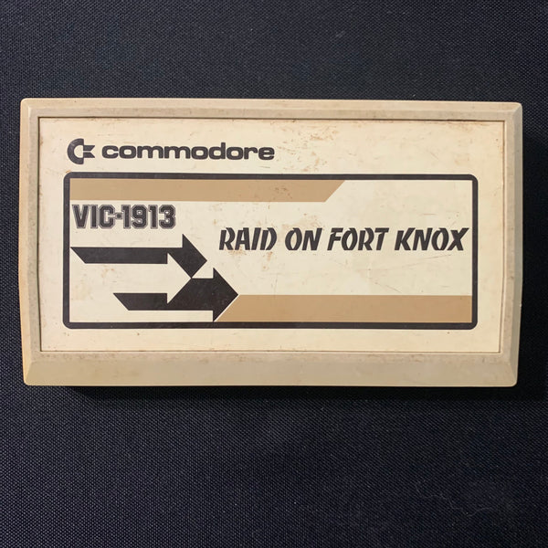 COMMODORE VIC 20 Raid On Fort Knox tested cartridge VIC-1913