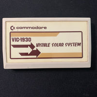 COMMODORE VIC 20 Visible Solar System tested cartridge retro game educational