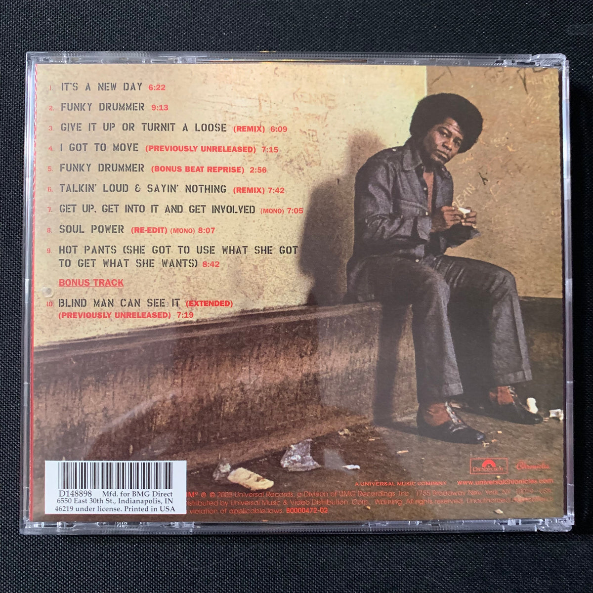 CD James Brown 'In the Jungle Groove' (1986) Funky Drummer