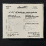 CD Benny Goodman 'Private Collection: Beethoven Brahms and Weber' 2-disc (1989)