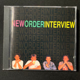 CD New Order 'Interview' (1993) Baktabak recorded spoken interview not music