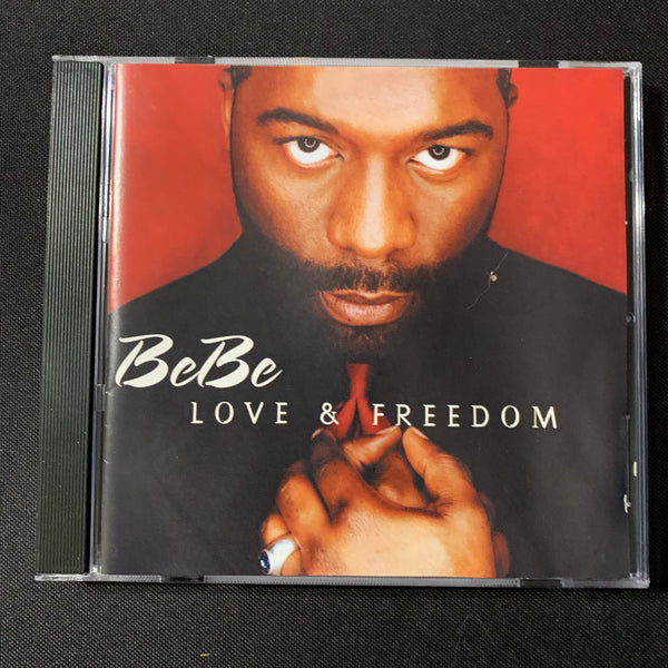 CD BeBe Winans 'Love and Freedom' (2000) gospel R&B Brian McKnight, Stephanie Mills