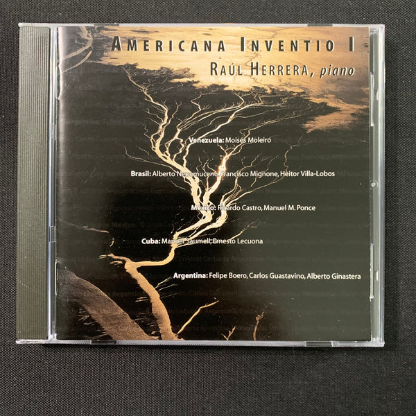 CD Raul Herrera 'Americana Inventio I' (2002) piano music from Cuba Argentina etc