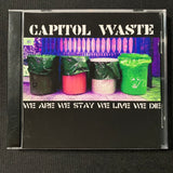 CD Capitol Waste 'We Are We Stay We Live We Die' punk rock God Hates Punks