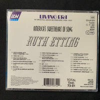 CD Ruth Etting 'America's Sweetheart of Song' (2001) Living Era mono 1926-1937 25 songs