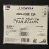 CD Ruth Etting 'America's Sweetheart of Song' (2001) Living Era mono 1926-1937 25 songs