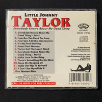 CD Little Johnny Taylor 'Everybody Knows About My Good Thing' R&B soul classic