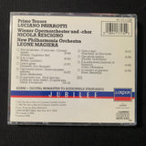 CD Luciano Pavarotti 'Primo Tenore' London Il Trovatore/Guglielmo Tell opera