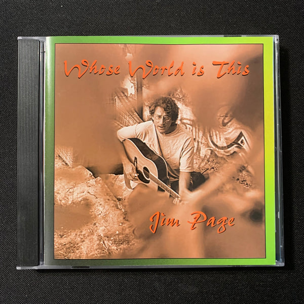 CD Jim Page 'Whose World Is This?' (1996) Washington PNW folk music