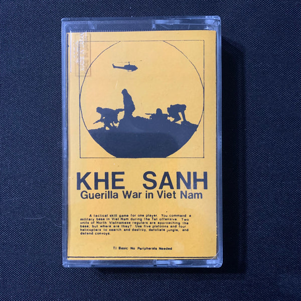 TEXAS INSTRUMENTS TI 99/4A Khe Sanh (1981) cassette software Not Polyoptics