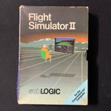 COMMODORE 64 Flight Simulator II (1983) boxed complete video game