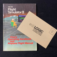 COMMODORE 64 Flight Simulator II (1983) boxed complete video game