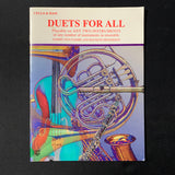 SHEET MUSIC Duets For All: Playable On Any Two Instruments (1973) Cello and Bass