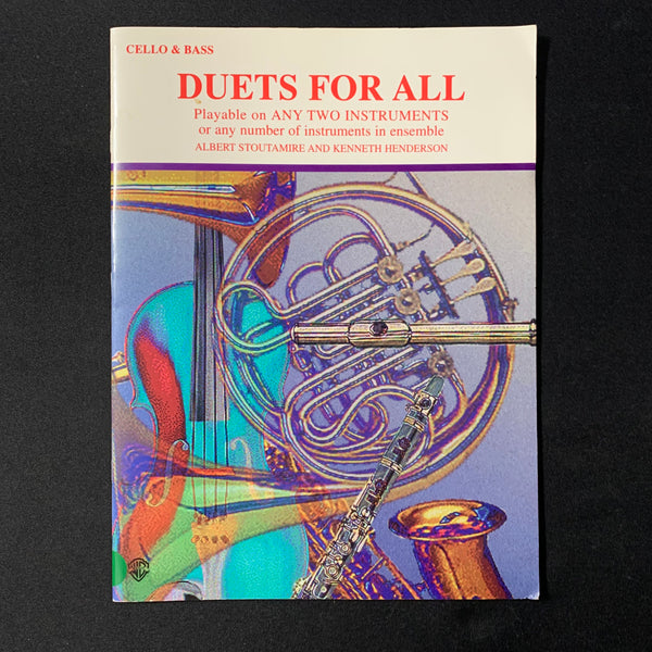 SHEET MUSIC Duets For All: Playable On Any Two Instruments (1973) Cello and Bass