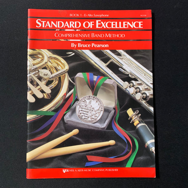 SHEET MUSIC Standard of Excellence Comprehensive Band Method (1993) Book 1 alto saxophone