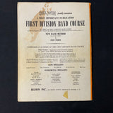 SHEET MUSIC First Division Band Course Band Method Part Three (C Flute) (1964) Fred Weber