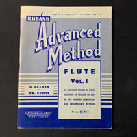 SHEET MUSIC Rubank Advanced Method Flute Vol. 1 No. 95 (1940)