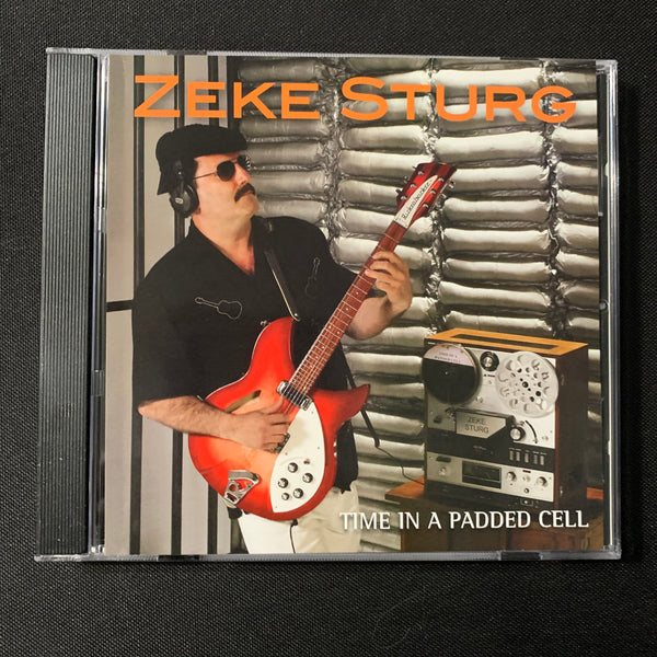 CD Zeke Sturg 'Time In a Padded Cell' weird indie solo power pop rock project