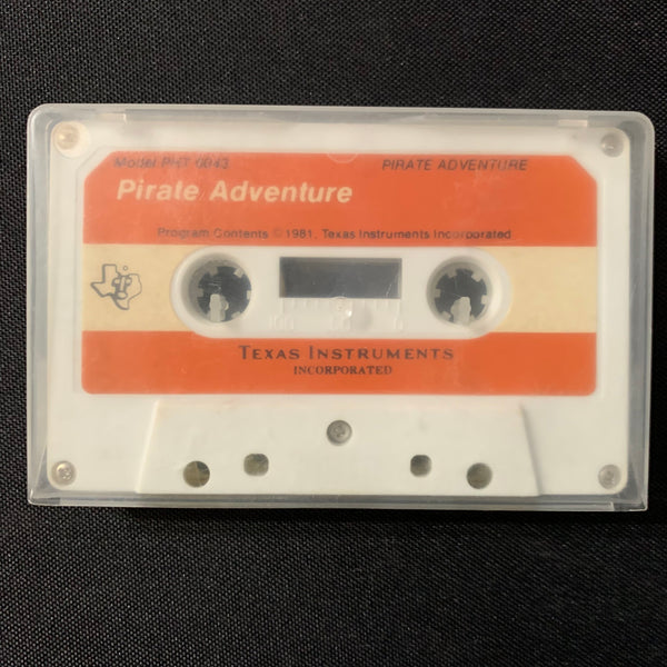 TEXAS INSTRUMENTS TI 99/4A Pirate Adventure (1981) text game cassette for Adventure cart