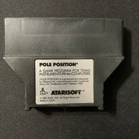 TEXAS INSTRUMENTS TI 99/4A Pole Position tested Atarisoft game cartridge racing