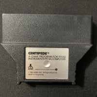TEXAS INSTRUMENTS TI 99/4A Centipede tested video game cartridge Atarisoft