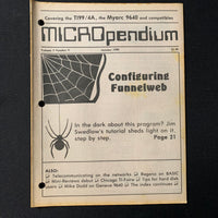 TEXAS INSTRUMENTS TI 99/4A Micropendium magazine October 1988 retro computing