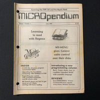 TEXAS INSTRUMENTS TI 99/4A Micropendium magazine June 1990 retro computing
