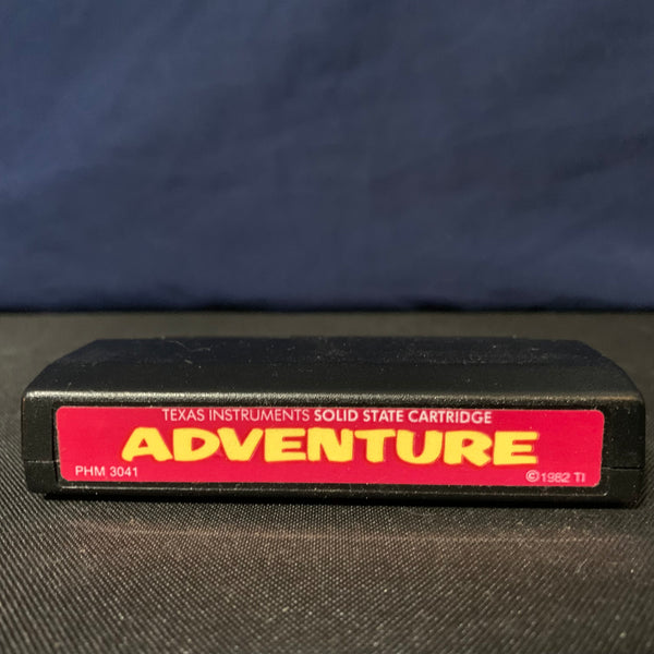 TEXAS INSTRUMENTS TI 99/4A Adventure (1981) red label tested game cartridge Scott Adams