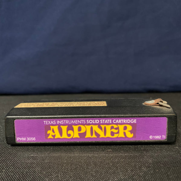 TEXAS INSTRUMENTS TI 99/4A Alpiner (1982) purple label rare store demo cartridge tested