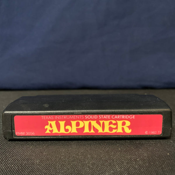 TEXAS INSTRUMENTS TI 99/4A Alpiner (1982) classic arcade tested video game red/black