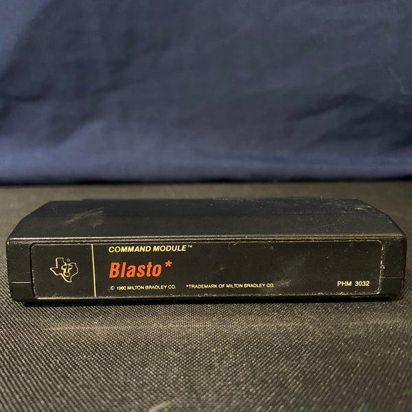 TEXAS INSTRUMENTS TI 99/4A Blasto tested black label video game cartridge tank
