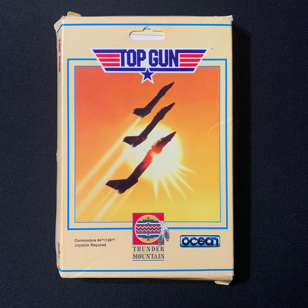 COMMODORE 64 Top Gun (1987) tested video game disk software