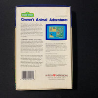 COMMODORE 64 Grover's Animal Adventures (1987) boxed game Sesame Street software