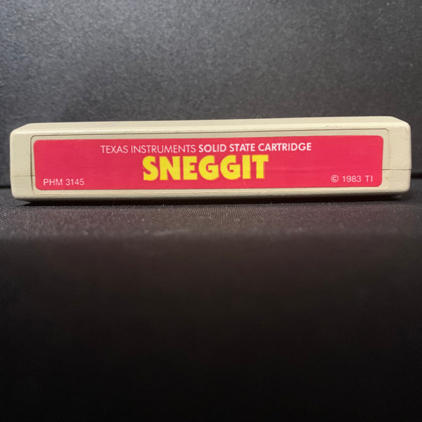 TEXAS INSTRUMENTS TI 99/4A Sneggit (1983) tested video game cartridge