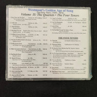 CD Westmont College 'Golden Age of Song: The Early Years Vol II: The Quartets, The Four Tenors'