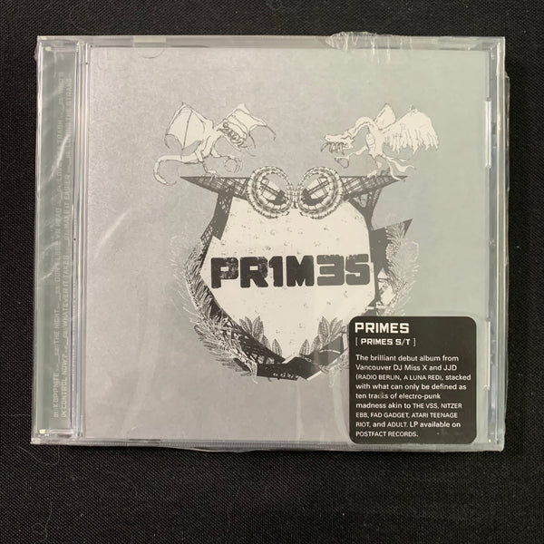CD Primes self-titled (2005) Canadian electro-punk JJD DJ Miss X