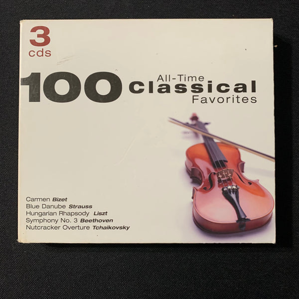 CD 100 All Time Classical Favorites 3CD set Bizet, Strauss, Beethoven, Tchaikovsky