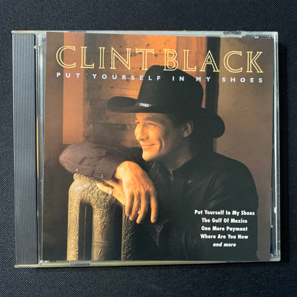 CD Clint Black 'Put Yourself In My Shoes' (1990) Loving Blind, Where Are You Now