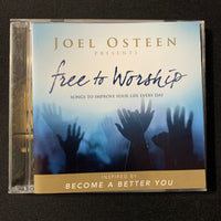 CD Joel Osteen 'Free To Worship' (2007) praise music Christian Become a Better You