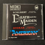 CD Medici Quartet: Schubert 'Death and the Maiden' Dvorak: 'American' import