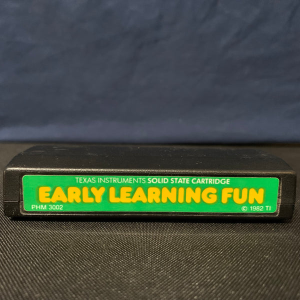 TEXAS INSTRUMENTS TI 99/4A Early Learning Fun (1982) tested cartridge green/black