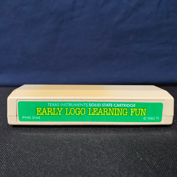 TEXAS INSTRUMENTS TI 99/4A Early LOGO Learning Fun tested educational cartridge