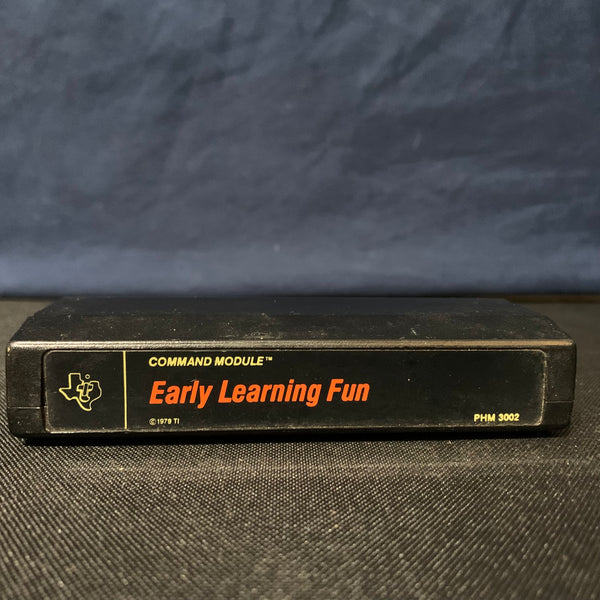 TEXAS INSTRUMENTS TI 99/4A Early Learning Fun tested cartridge black label