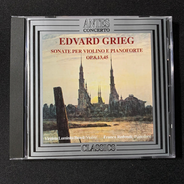 CD Grieg Sonata For Violin and Piano (1992) Franco Redondi, Virginia Luminita Burca