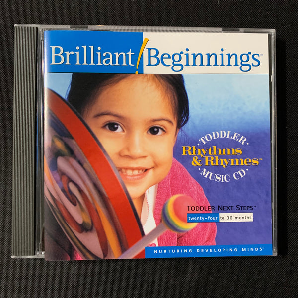 CD Brilliant Beginnings Rhythms and Rhymes (2000) toddler children's music educational