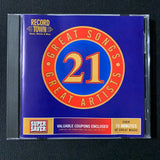 CD '21 Great Songs' (1995) Super Saver WEA compilation Record Town Foghat, The Cars, Eagles