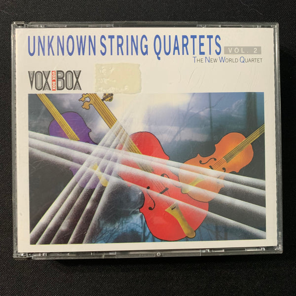 CD Unknown String Quartets Vol. 2: New World Quartet (1993) Surinach, Hindemith, Stravinsky