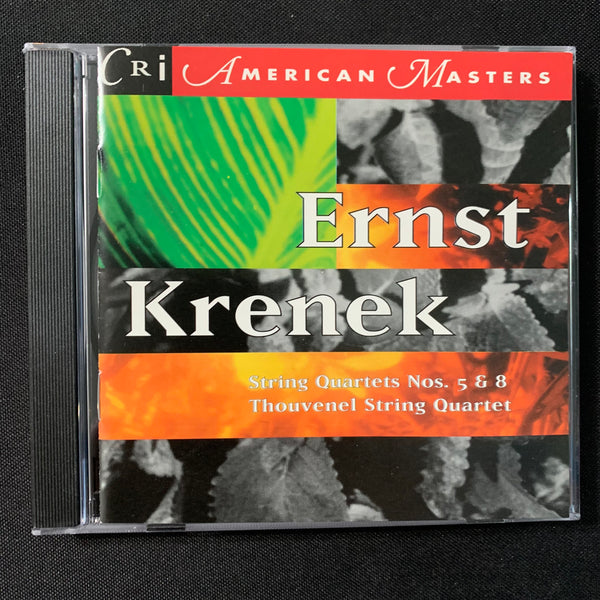 CD Ernst Krenek 'String Quartets Nos. 5 and 8' (1994) Thouvenel String Quartet