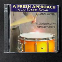 CD Mark Wessels 'Fresh Approach to the Snare Drum' (2001) music education 2-disc lessons