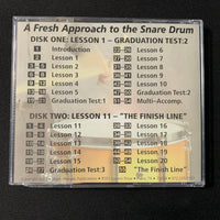 CD Mark Wessels 'Fresh Approach to the Snare Drum' (2001) music education 2-disc lessons